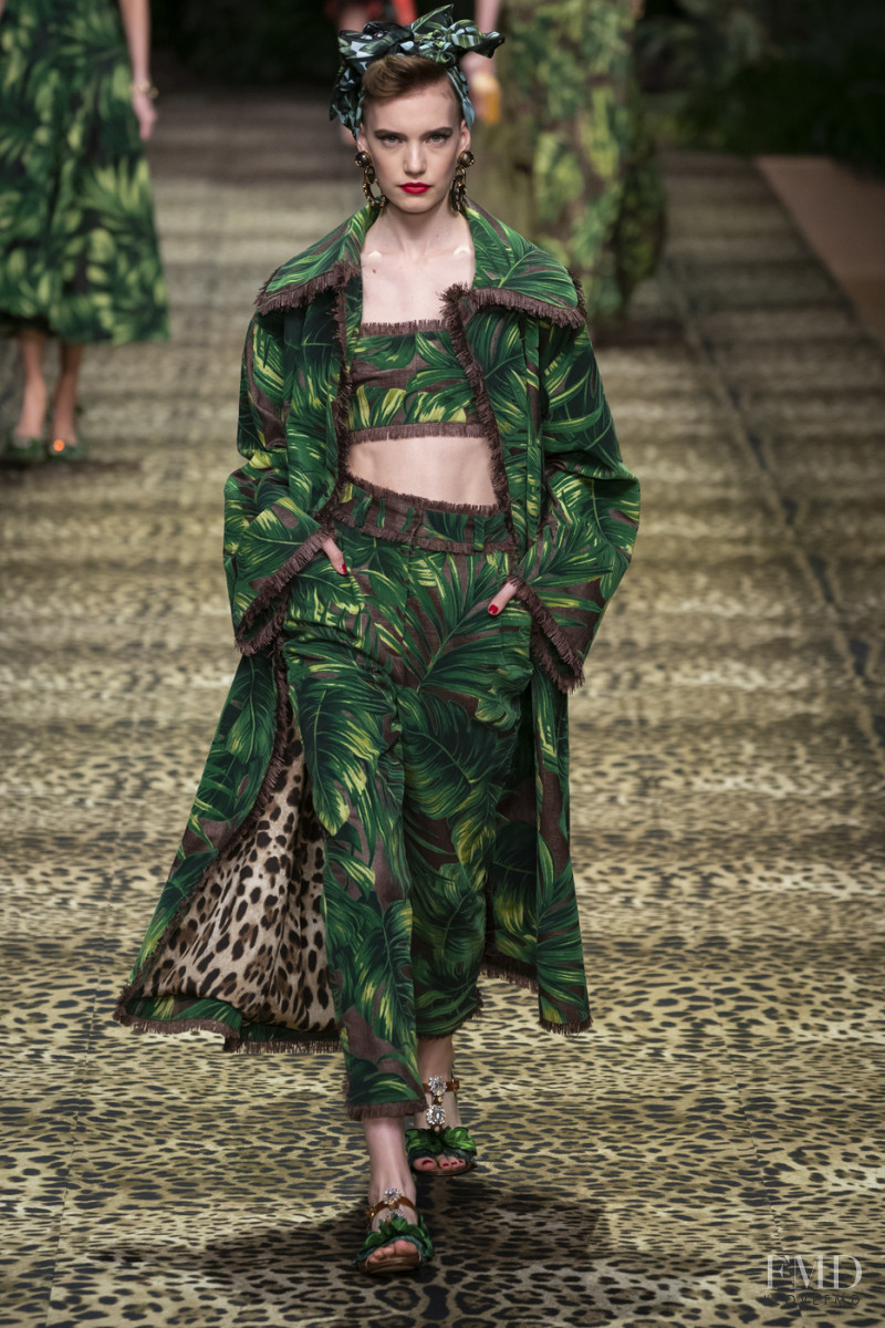 Ilya Vermeulen featured in  the Dolce & Gabbana fashion show for Spring/Summer 2020