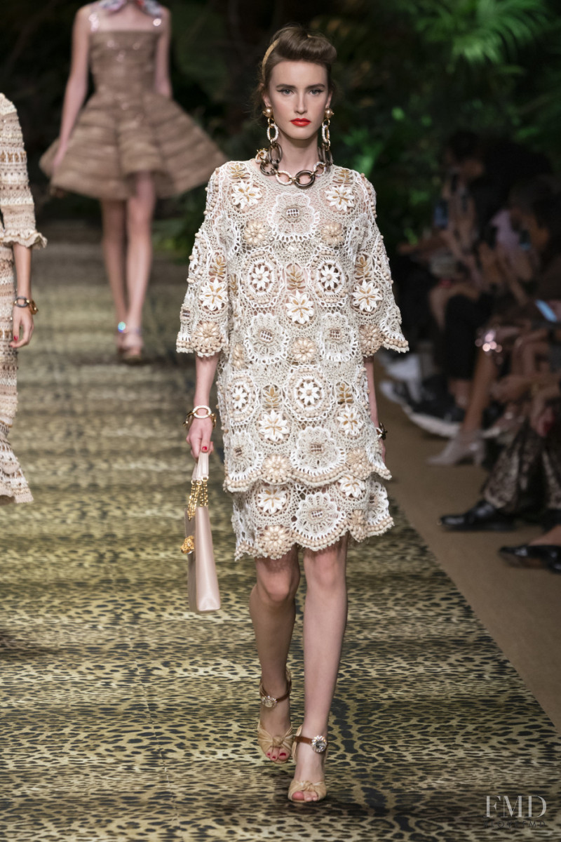 Madalina Fodor featured in  the Dolce & Gabbana fashion show for Spring/Summer 2020