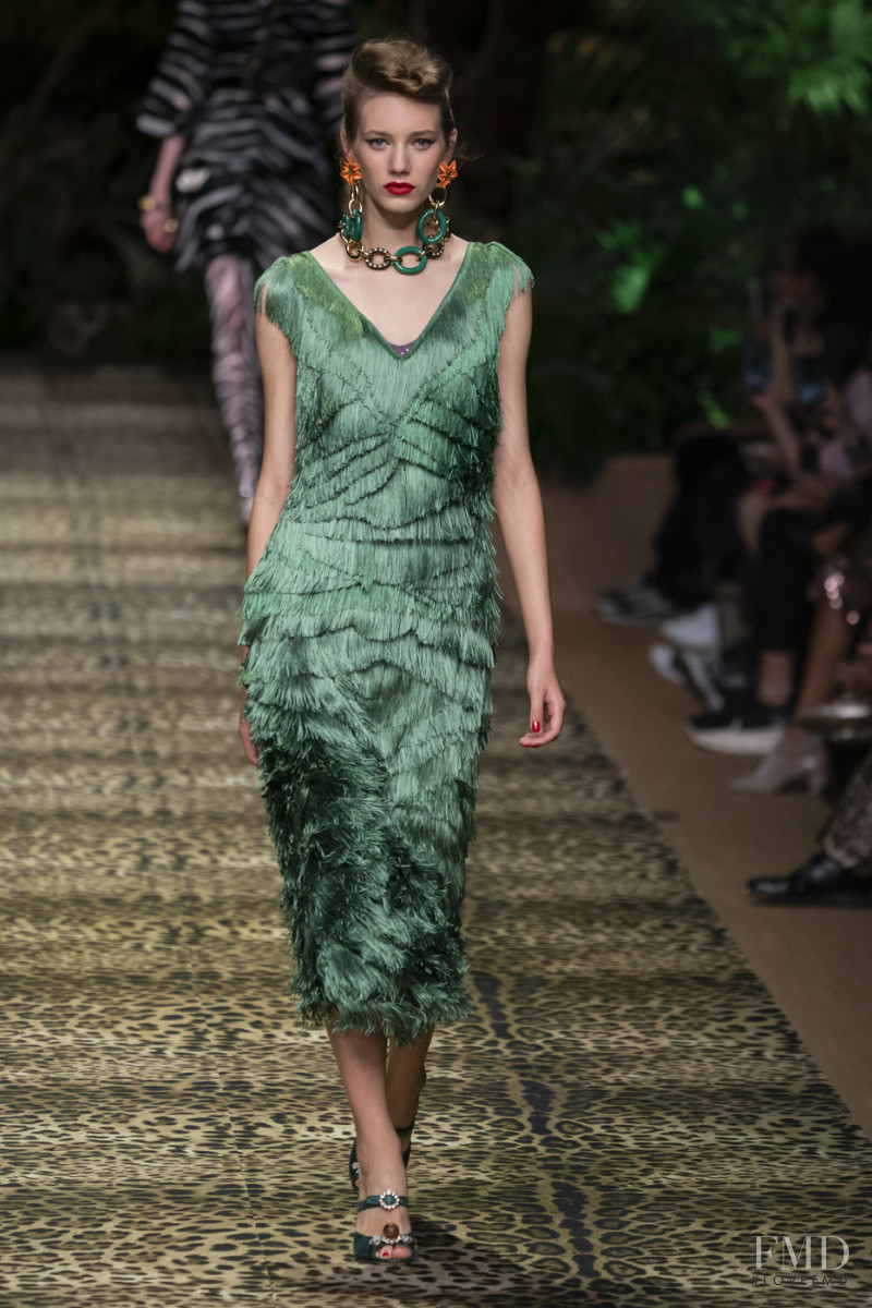Tani Birkin featured in  the Dolce & Gabbana fashion show for Spring/Summer 2020