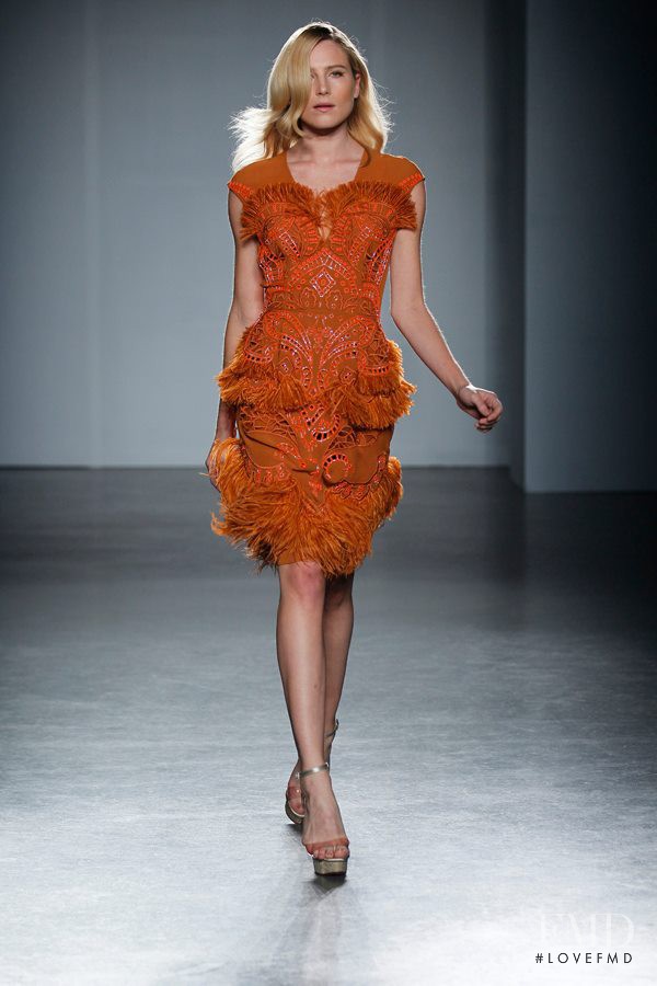 Dree Hemingway featured in  the Matthew Williamson fashion show for Spring/Summer 2012