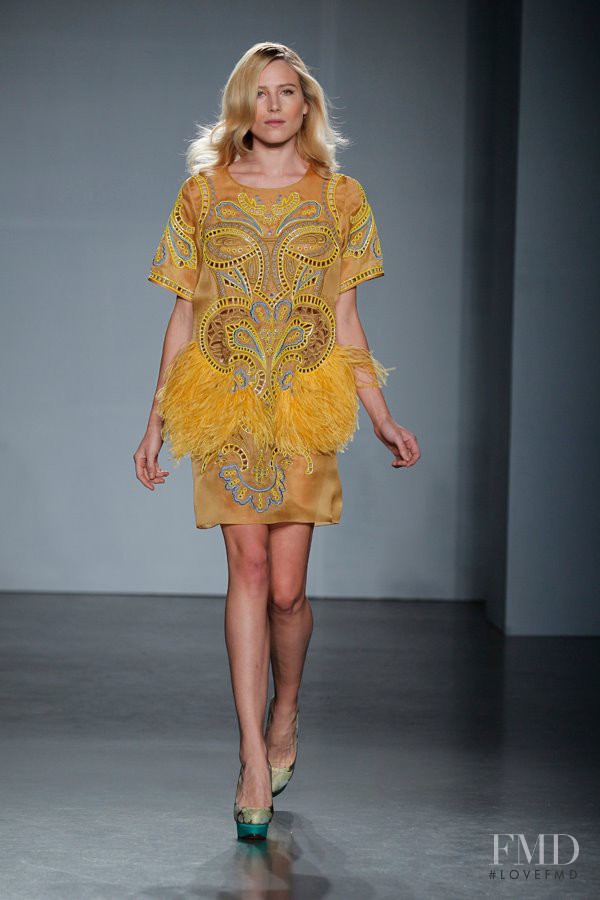 Dree Hemingway featured in  the Matthew Williamson fashion show for Spring/Summer 2012