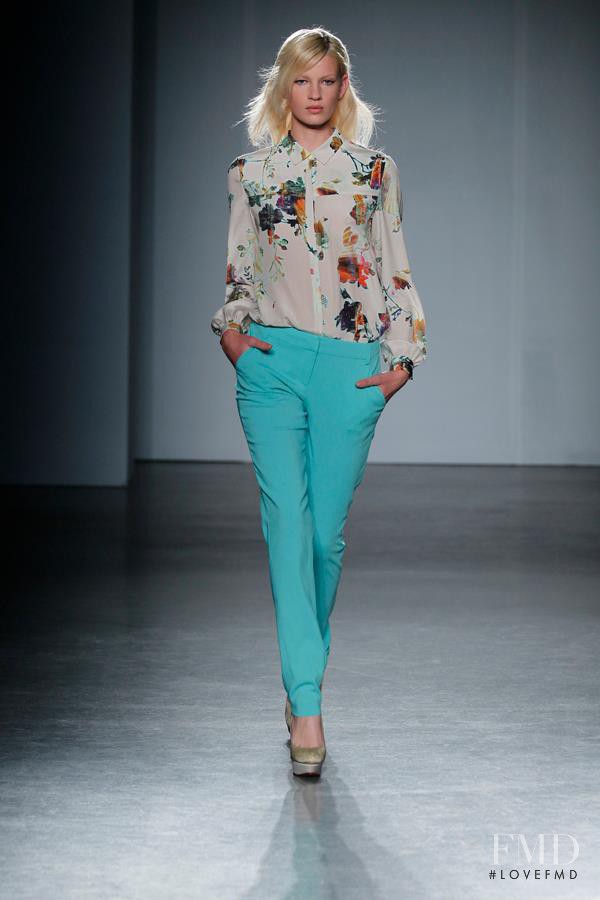 Ilvie Wittek featured in  the Matthew Williamson fashion show for Spring/Summer 2012