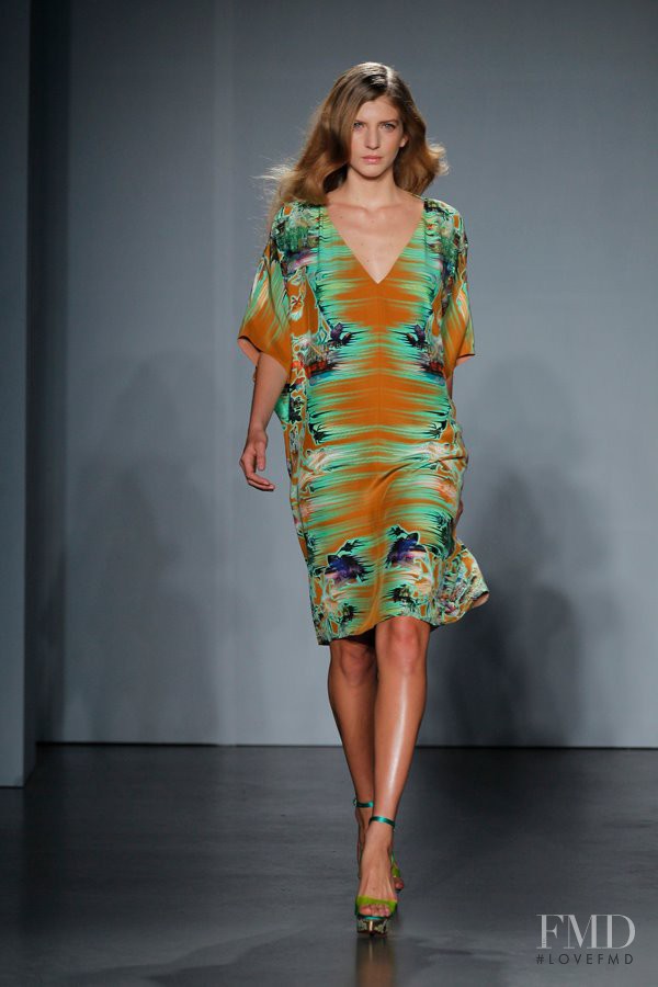 Caterina Ravaglia featured in  the Matthew Williamson fashion show for Spring/Summer 2012