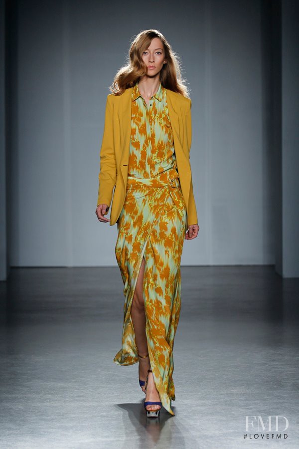 Alana Zimmer featured in  the Matthew Williamson fashion show for Spring/Summer 2012