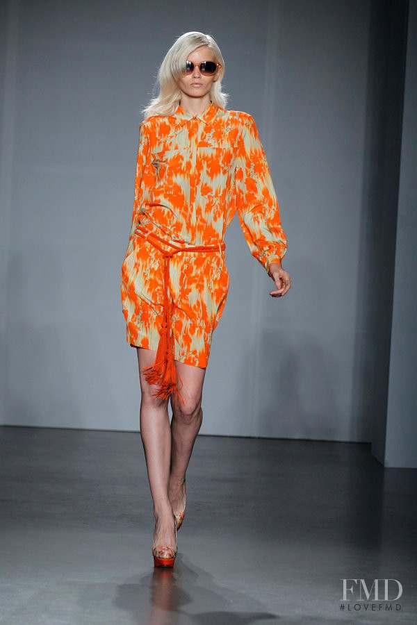 Abbey Lee Kershaw featured in  the Matthew Williamson fashion show for Spring/Summer 2012