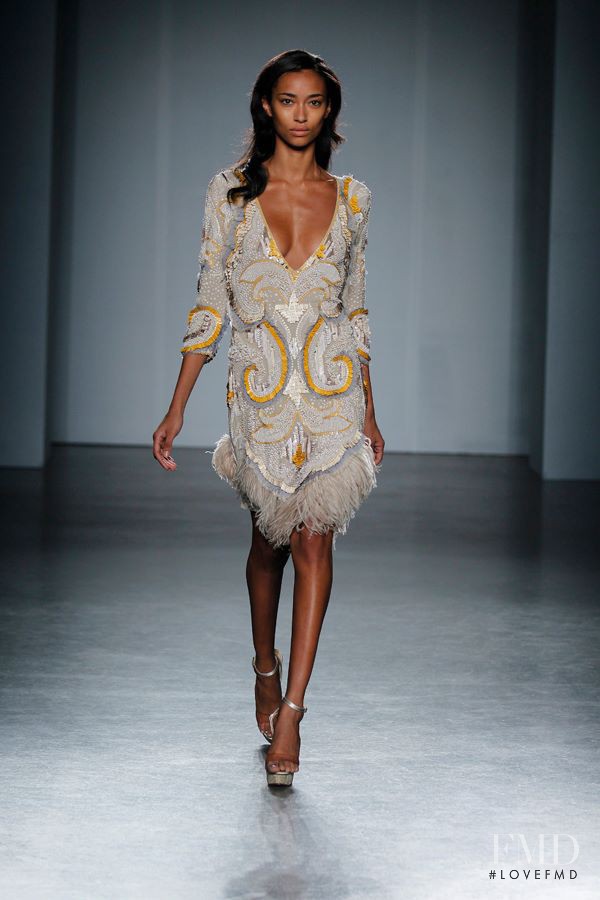 Anais Mali featured in  the Matthew Williamson fashion show for Spring/Summer 2012