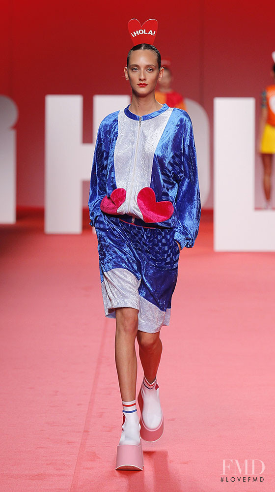 Valentina Wende featured in  the Agatha Ruiz de la Prada fashion show for Spring/Summer 2020