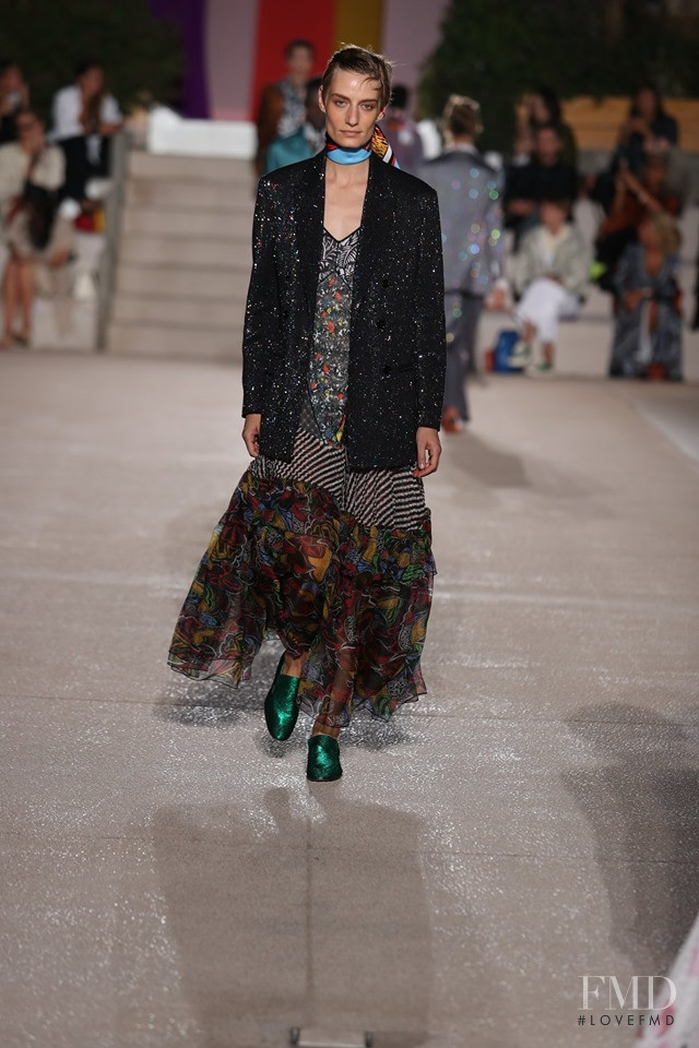 Veronika Kunz featured in  the Missoni fashion show for Spring/Summer 2020