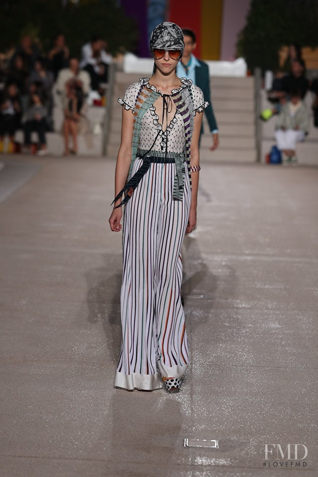 Ilona Desmet featured in  the Missoni fashion show for Spring/Summer 2020