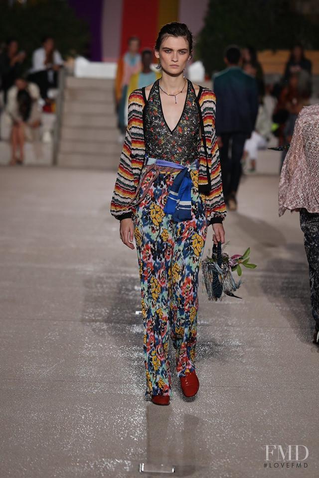 Lara Mullen featured in  the Missoni fashion show for Spring/Summer 2020