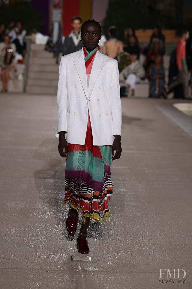 Rouguy Faye featured in  the Missoni fashion show for Spring/Summer 2020