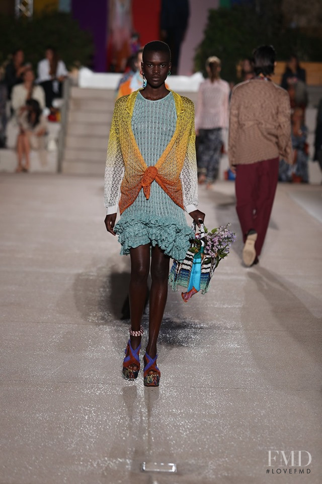 Awar Mou featured in  the Missoni fashion show for Spring/Summer 2020