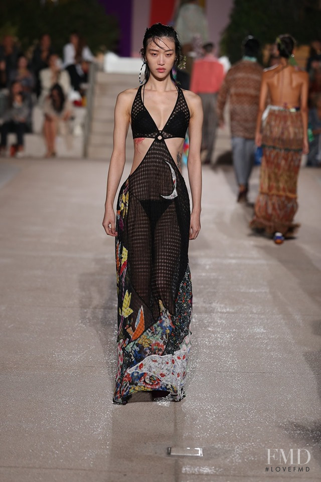 So Ra Choi featured in  the Missoni fashion show for Spring/Summer 2020