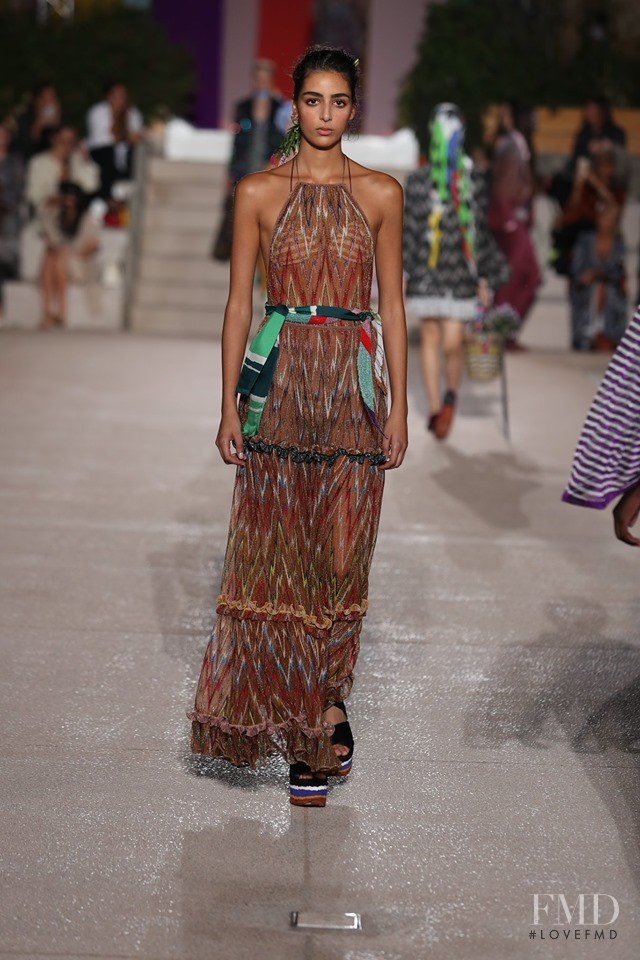 Nora Attal featured in  the Missoni fashion show for Spring/Summer 2020