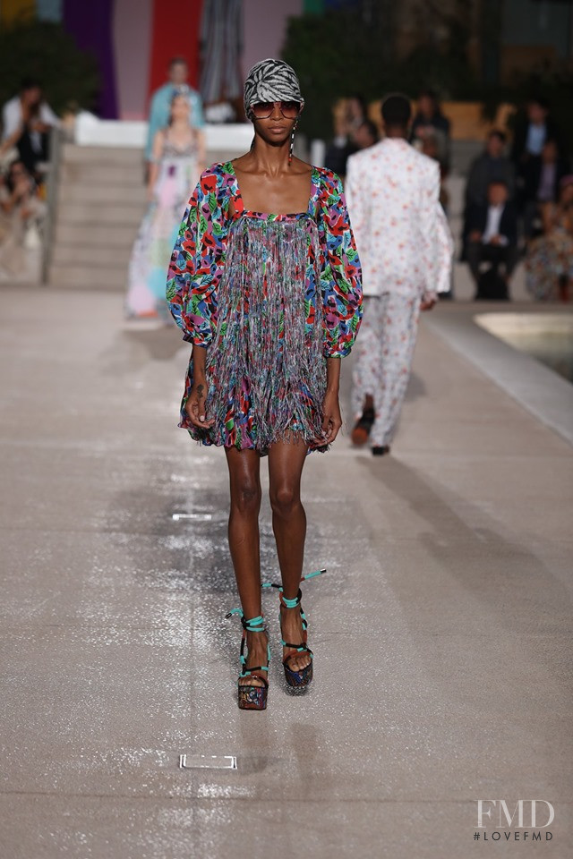 Kyla Ramsey featured in  the Missoni fashion show for Spring/Summer 2020
