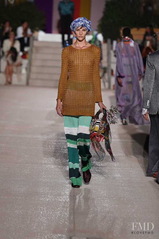 Sara Blomqvist featured in  the Missoni fashion show for Spring/Summer 2020