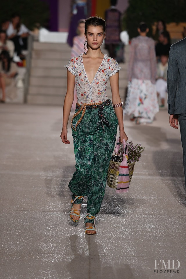 Meghan Roche featured in  the Missoni fashion show for Spring/Summer 2020