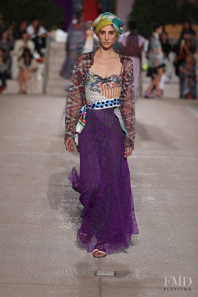 Rachel Marx featured in  the Missoni fashion show for Spring/Summer 2020