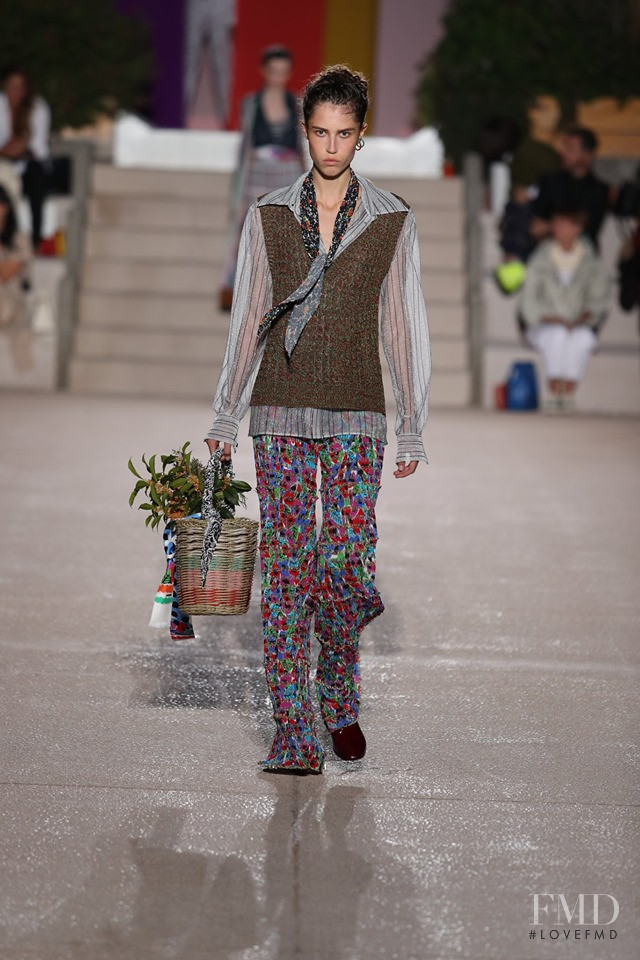 Milena Urvantseva featured in  the Missoni fashion show for Spring/Summer 2020