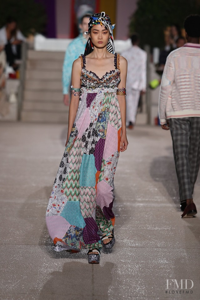 Hyun Ji Shin featured in  the Missoni fashion show for Spring/Summer 2020