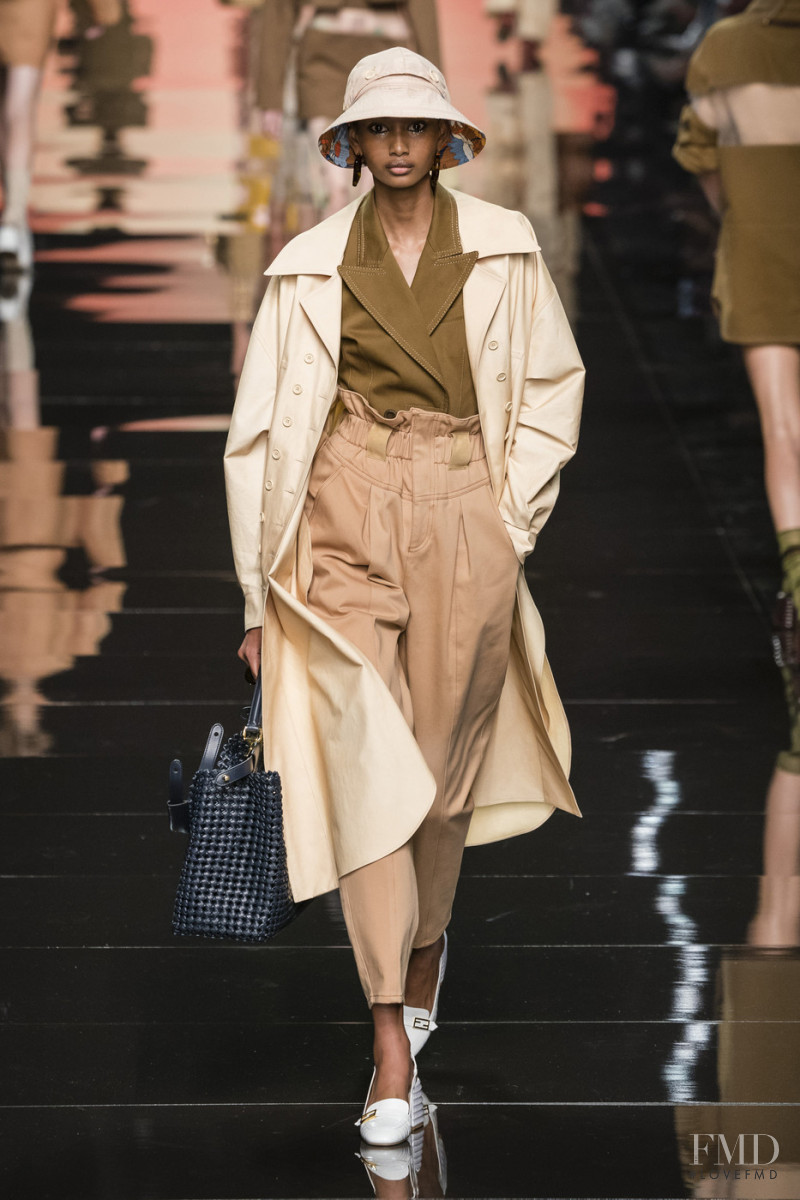 Ugbad Abdi featured in  the Fendi fashion show for Spring/Summer 2020