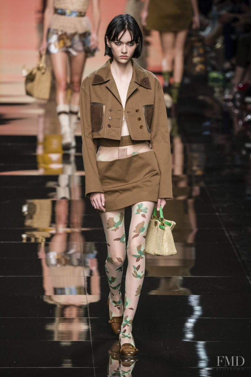 Sofia Steinberg featured in  the Fendi fashion show for Spring/Summer 2020