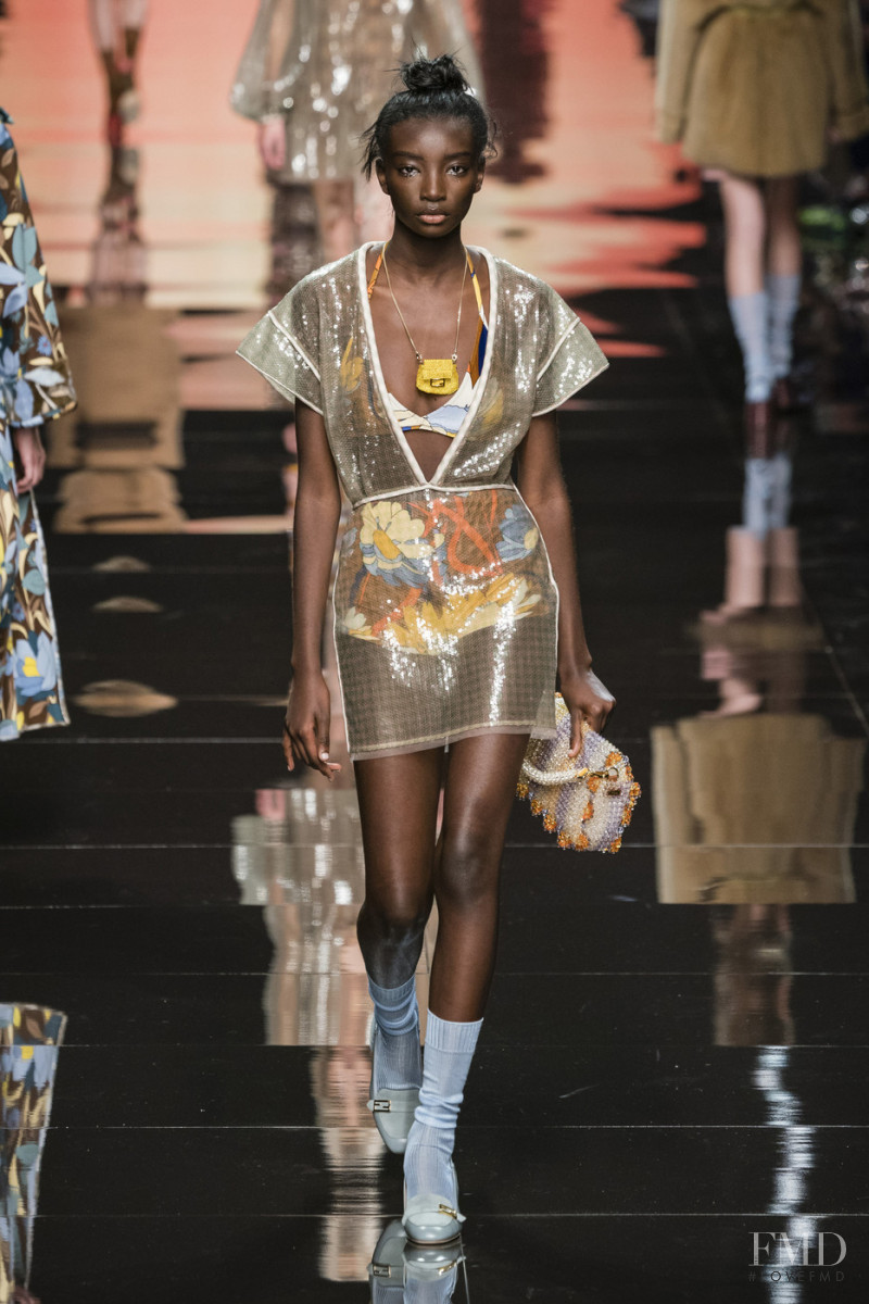 Assa Baradji featured in  the Fendi fashion show for Spring/Summer 2020