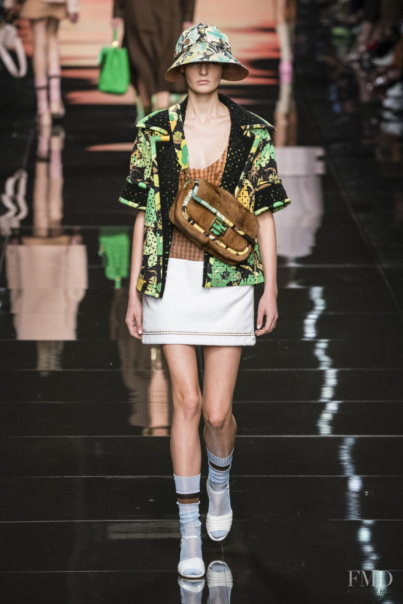 Chesca Lenton featured in  the Fendi fashion show for Spring/Summer 2020