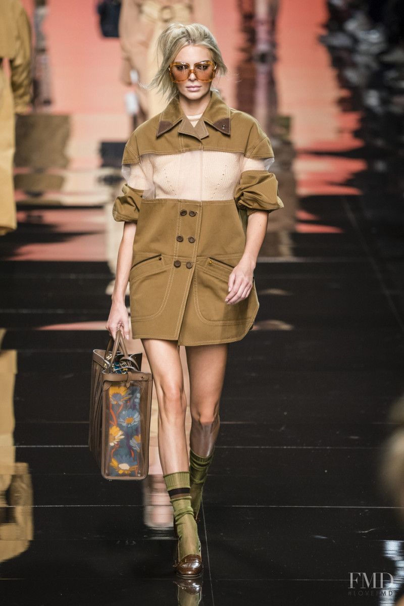 Kendall Jenner featured in  the Fendi fashion show for Spring/Summer 2020