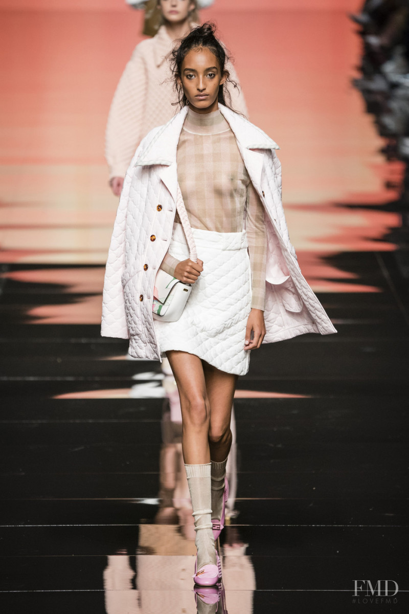 Mona Tougaard featured in  the Fendi fashion show for Spring/Summer 2020