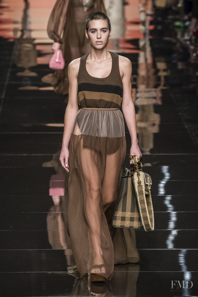 Maxim Magnus featured in  the Fendi fashion show for Spring/Summer 2020