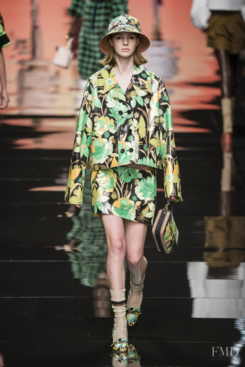 Isabel Jones featured in  the Fendi fashion show for Spring/Summer 2020