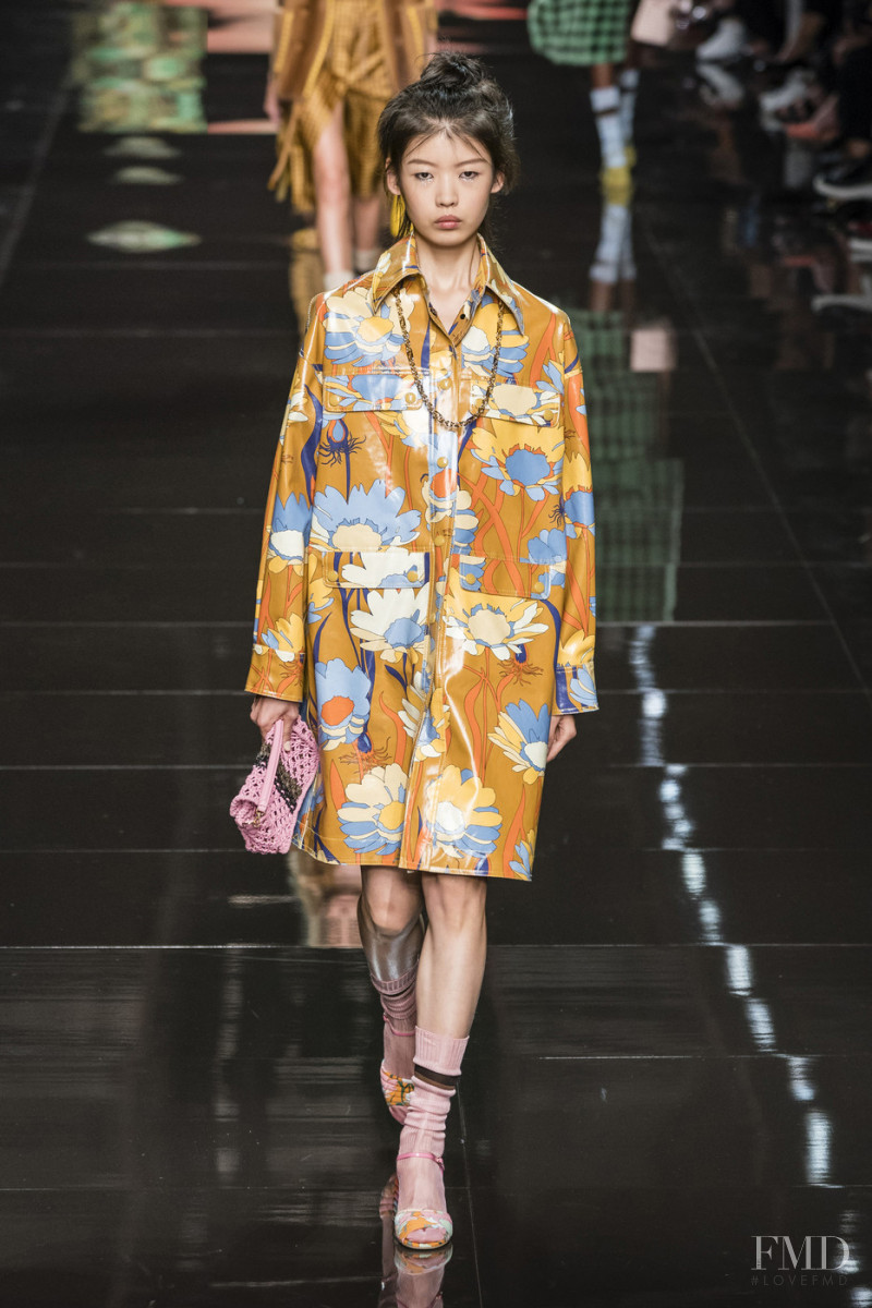 Tang He featured in  the Fendi fashion show for Spring/Summer 2020