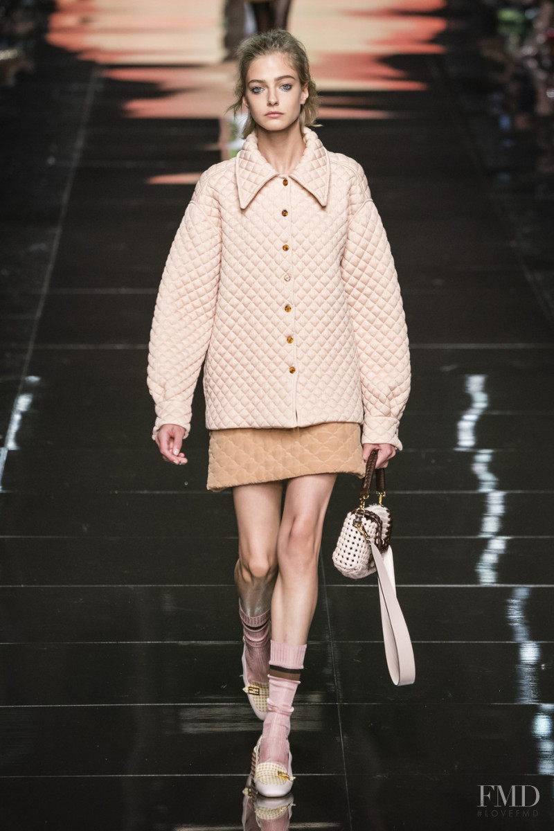Liza Popova featured in  the Fendi fashion show for Spring/Summer 2020