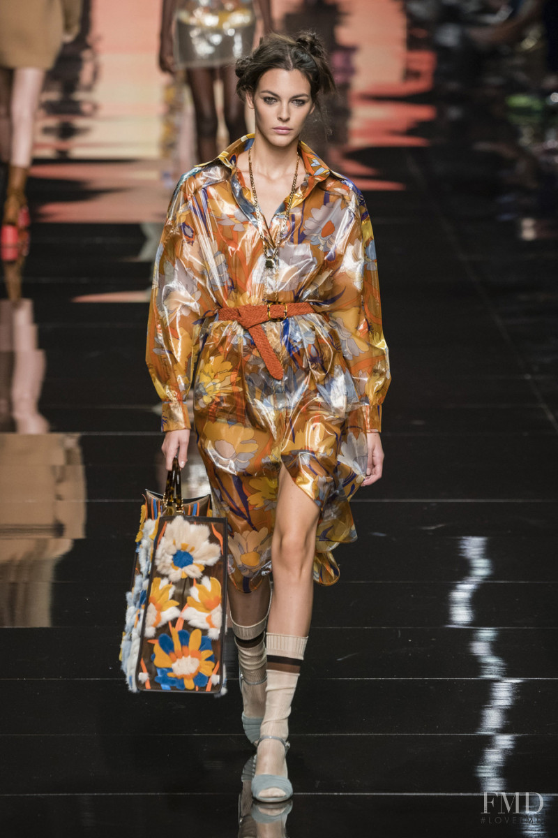 Vittoria Ceretti featured in  the Fendi fashion show for Spring/Summer 2020