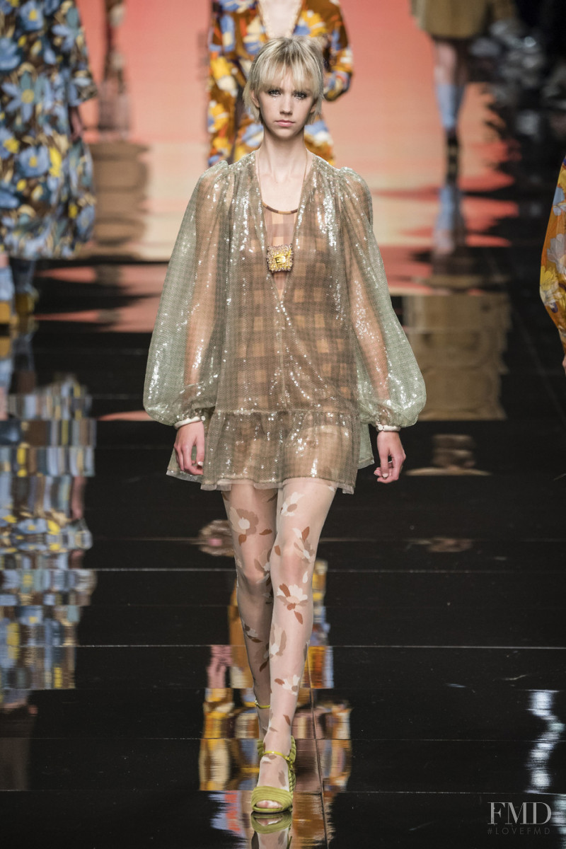 Bente Oort featured in  the Fendi fashion show for Spring/Summer 2020