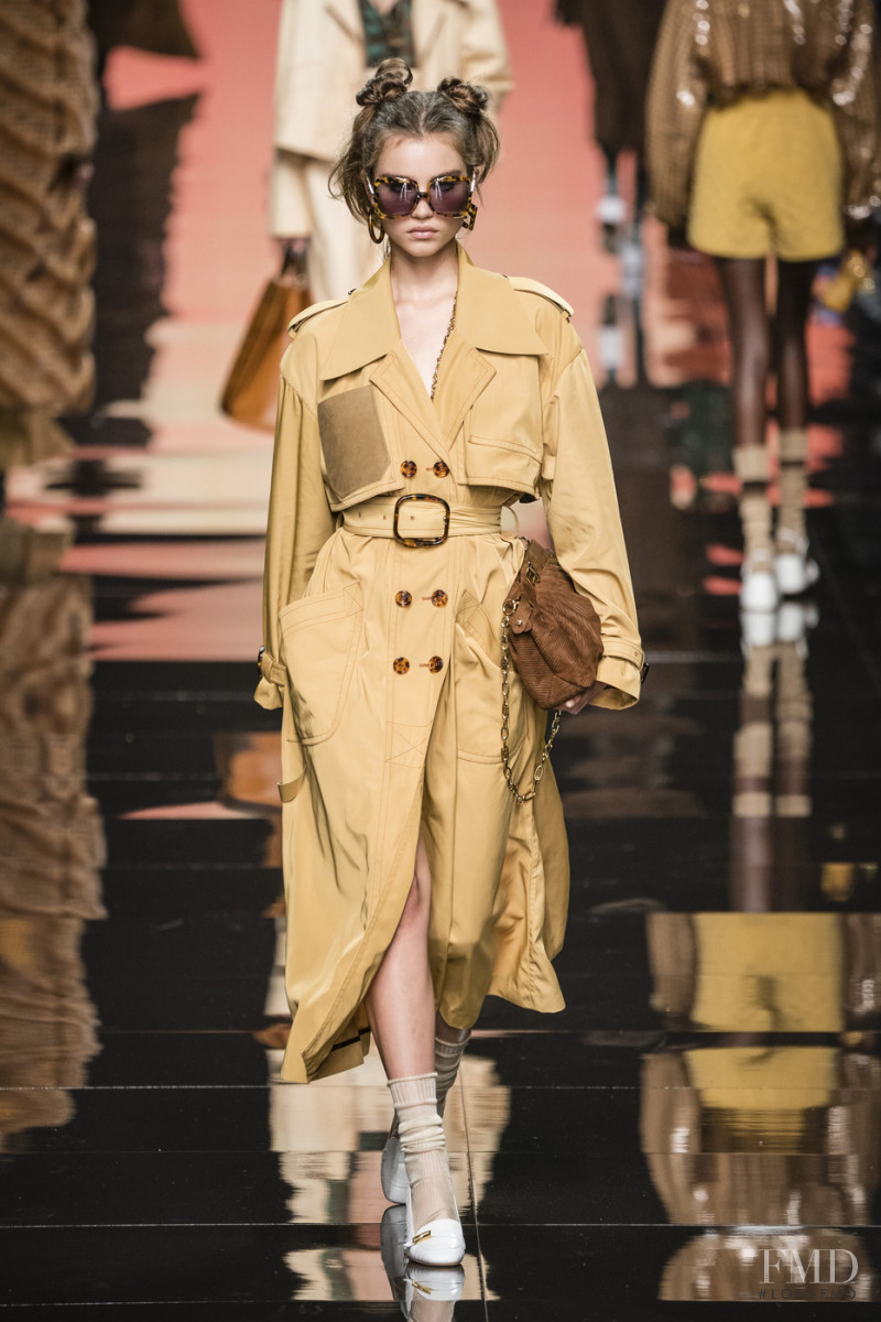 Meghan Roche featured in  the Fendi fashion show for Spring/Summer 2020