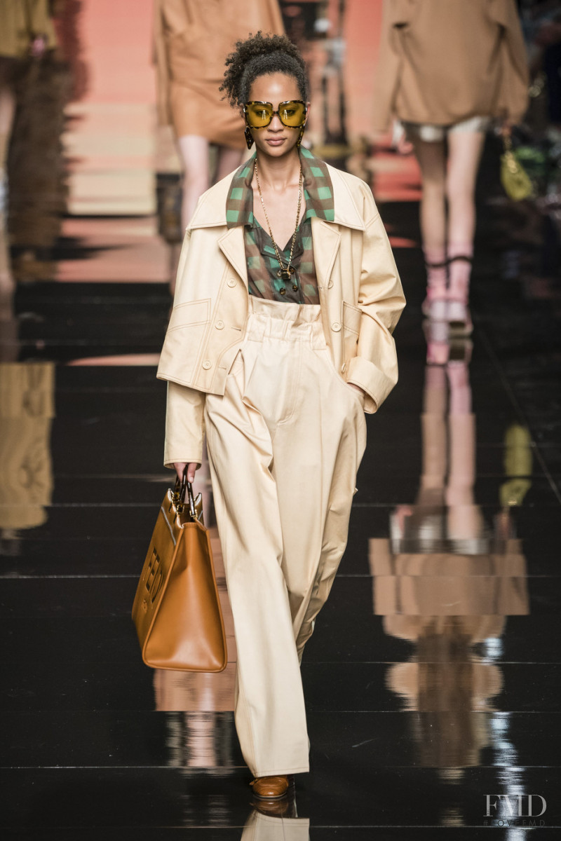Selena Forrest featured in  the Fendi fashion show for Spring/Summer 2020