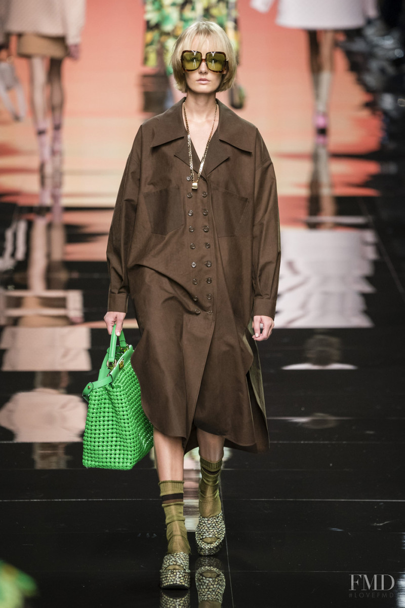 Frida Henneberg featured in  the Fendi fashion show for Spring/Summer 2020