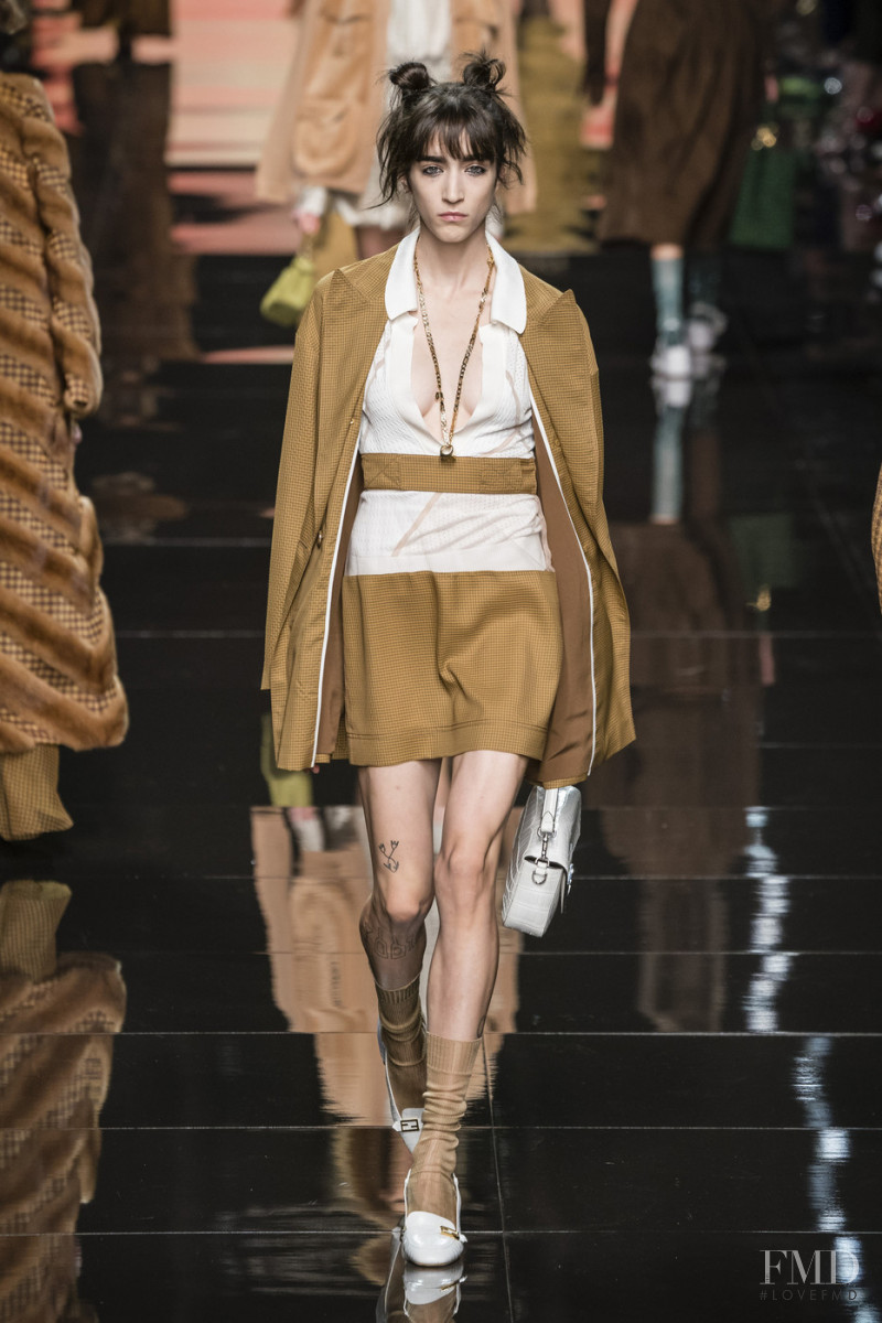 Zso Varju featured in  the Fendi fashion show for Spring/Summer 2020
