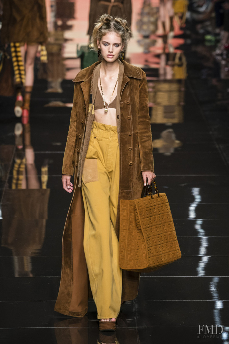 Rosalieke Fuchs featured in  the Fendi fashion show for Spring/Summer 2020