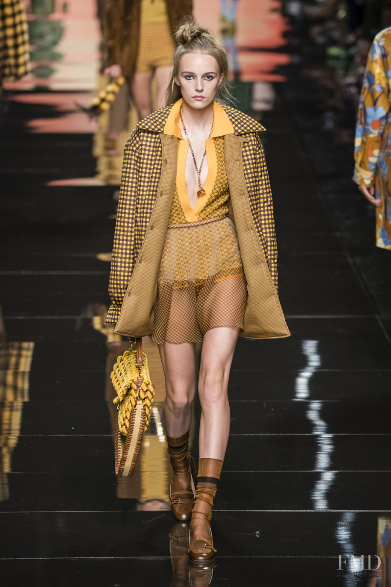 Ebba Lidvall featured in  the Fendi fashion show for Spring/Summer 2020