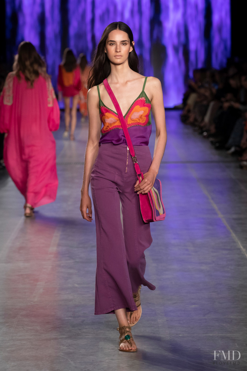 Africa Penalver featured in  the Alberta Ferretti fashion show for Spring/Summer 2020