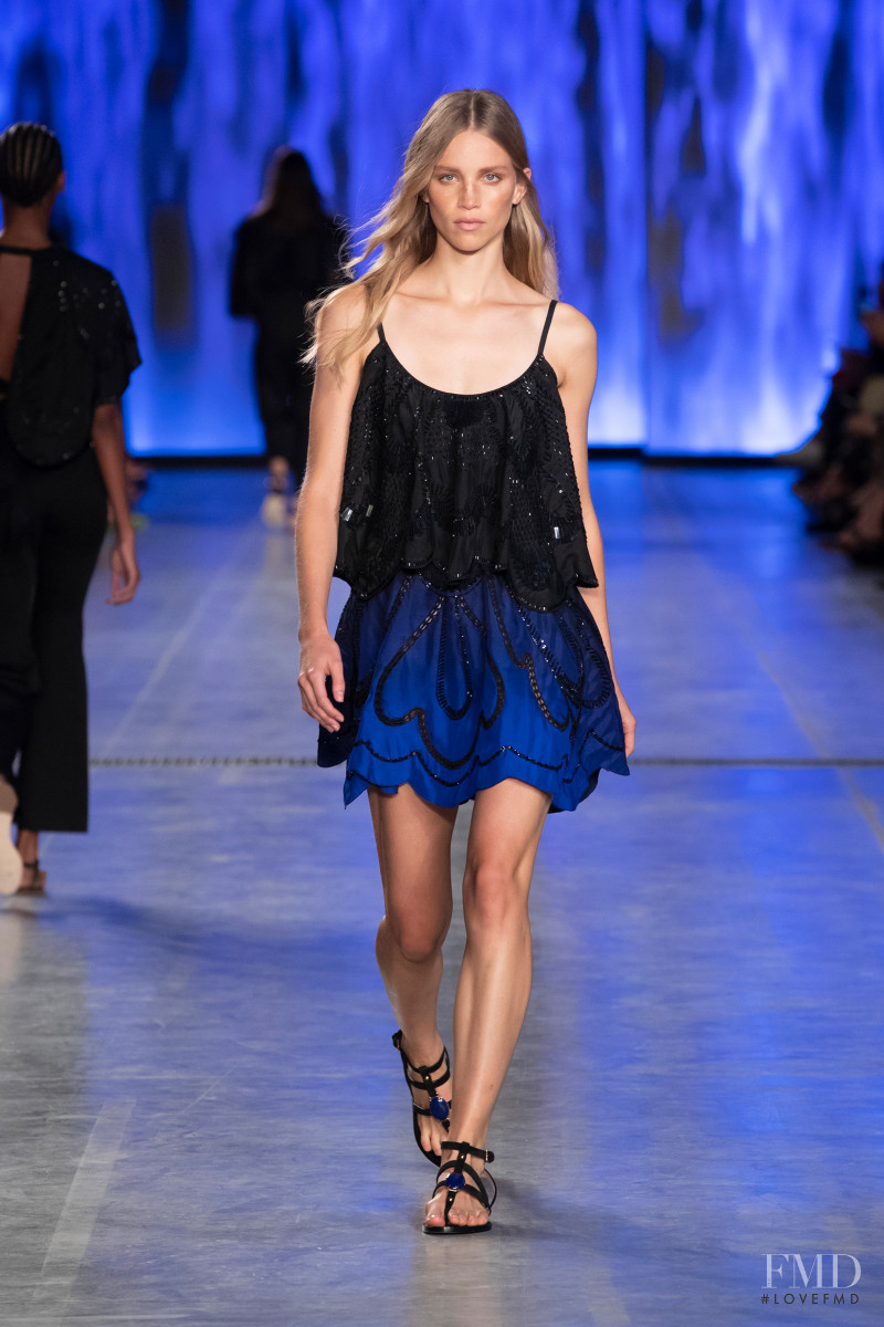 Rebecca Leigh Longendyke featured in  the Alberta Ferretti fashion show for Spring/Summer 2020