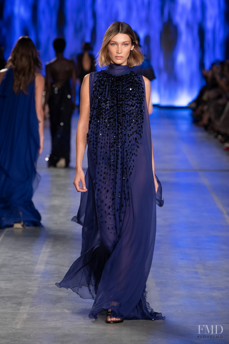 Bella Hadid featured in  the Alberta Ferretti fashion show for Spring/Summer 2020