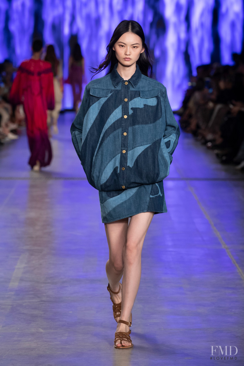Cong He featured in  the Alberta Ferretti fashion show for Spring/Summer 2020