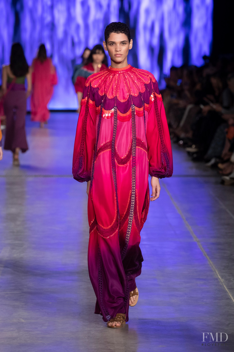 Kerolyn Soares featured in  the Alberta Ferretti fashion show for Spring/Summer 2020