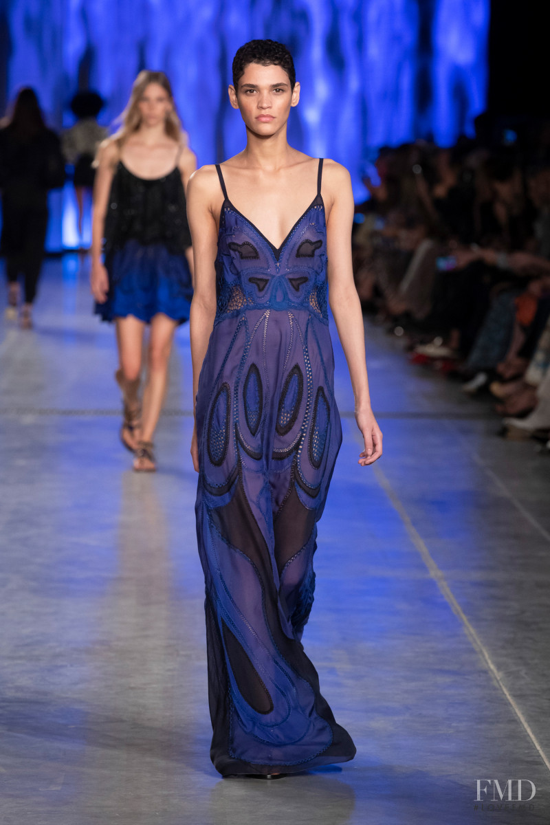 Kerolyn Soares featured in  the Alberta Ferretti fashion show for Spring/Summer 2020