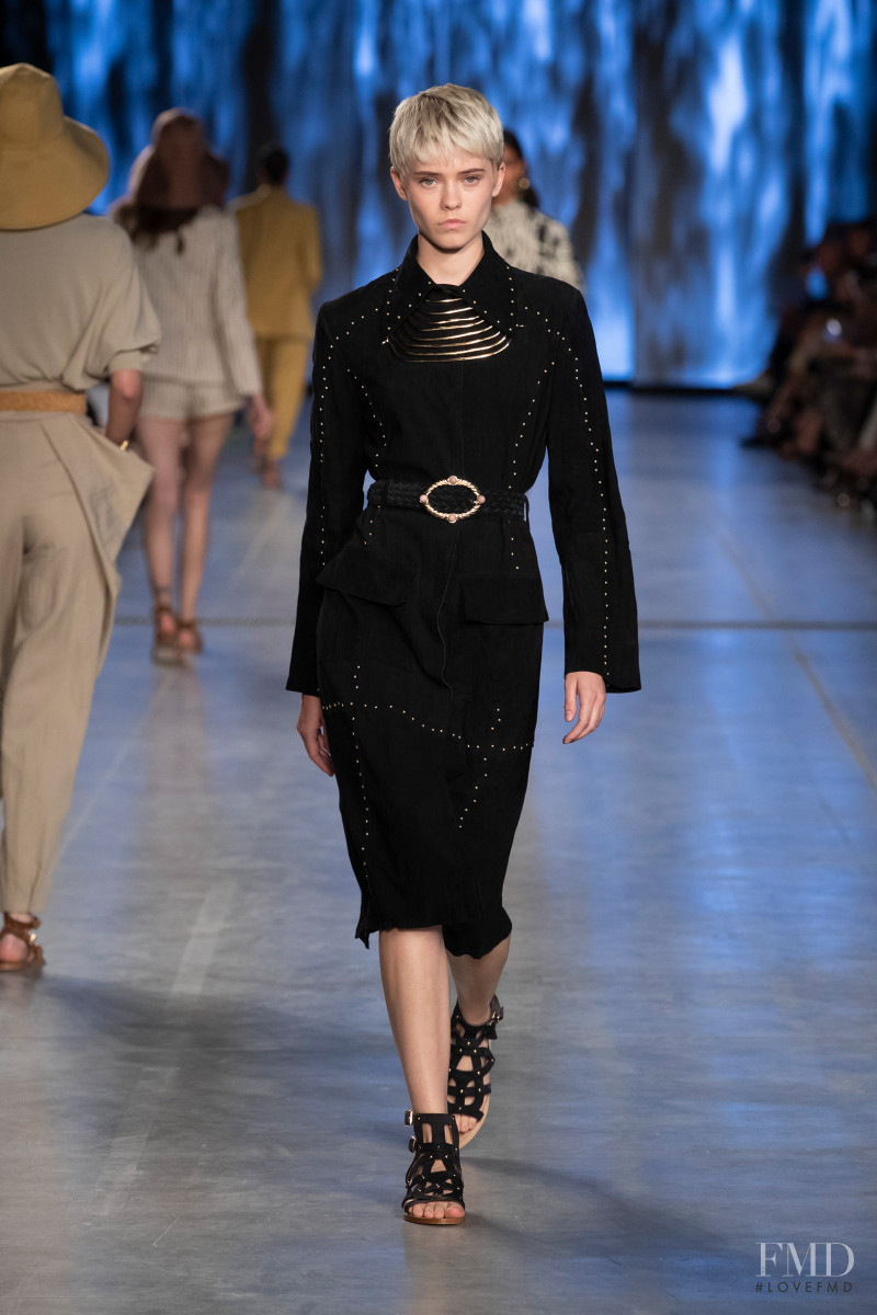 Maike Inga featured in  the Alberta Ferretti fashion show for Spring/Summer 2020