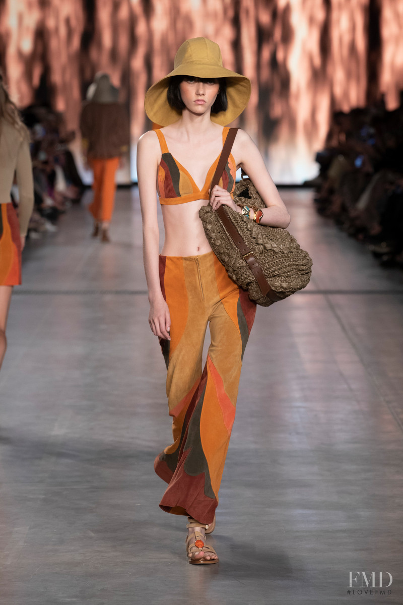 Sofia Steinberg featured in  the Alberta Ferretti fashion show for Spring/Summer 2020